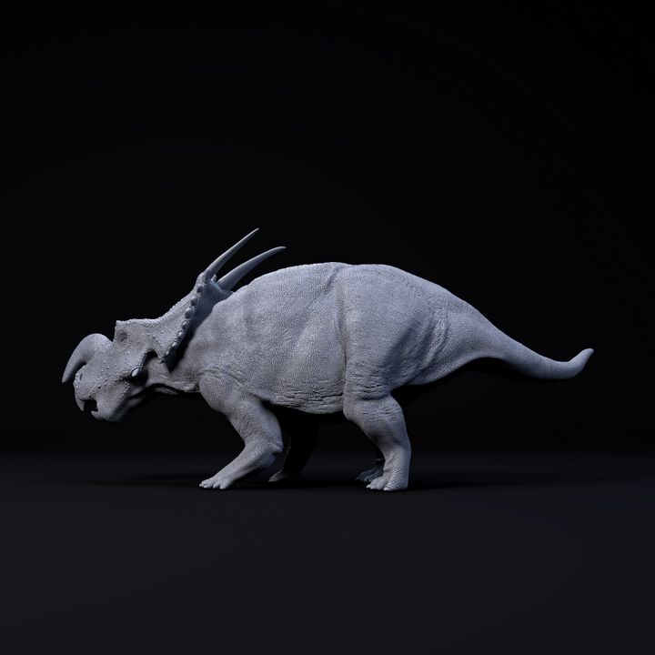 Einiosaurus– Defensive Stance Dinosaur Builds from 3D Printing