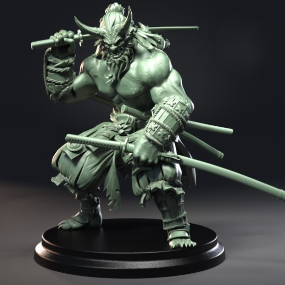 Demon Samurai – Cursed Blade Builds from 3D Printing