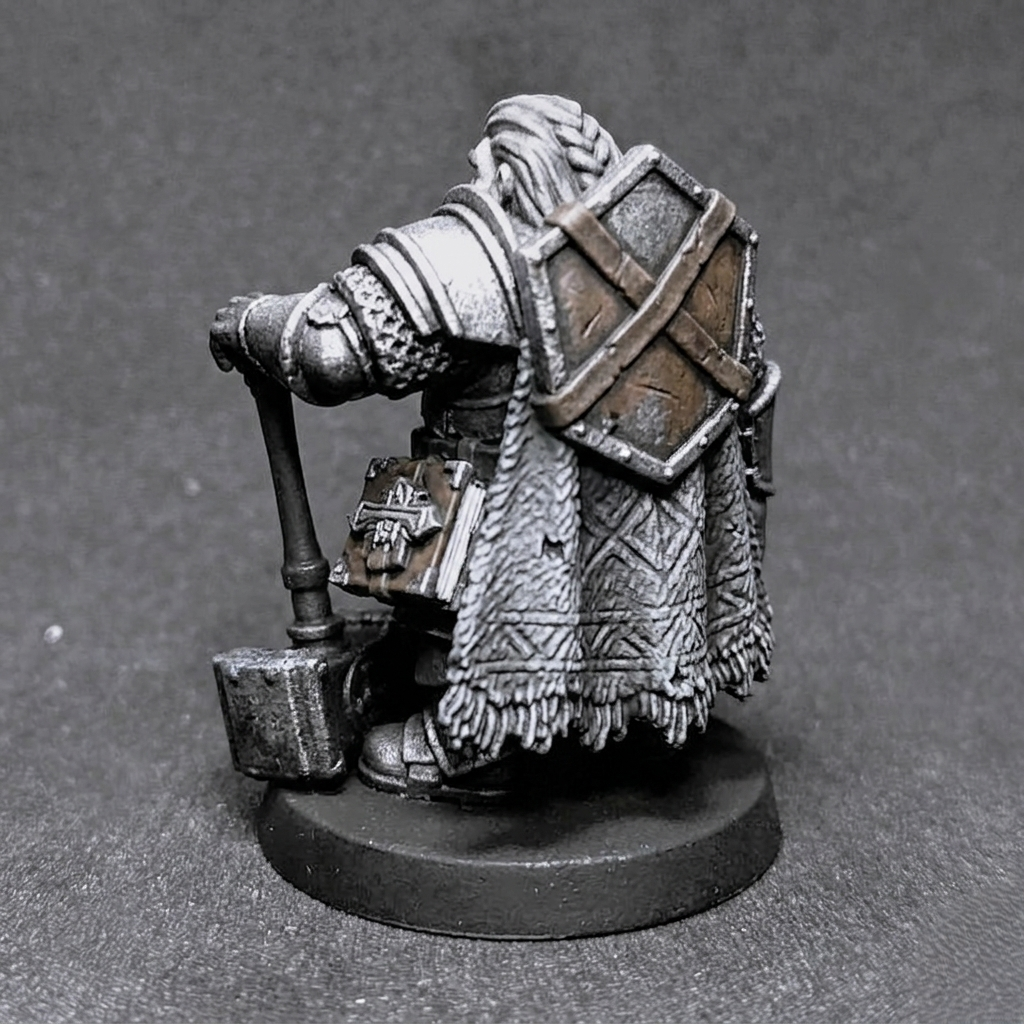 Dwarven Warrior Builds from 3D Printing