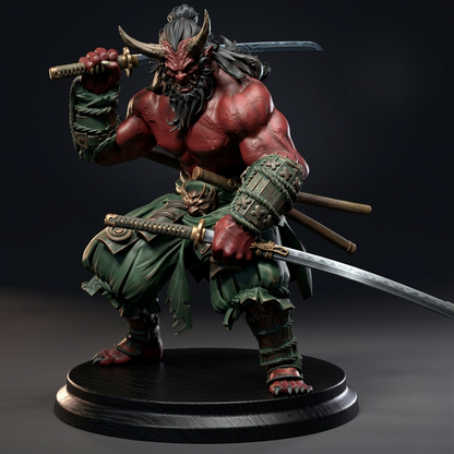 Demon Samurai – Cursed Blade Builds from 3D Printing