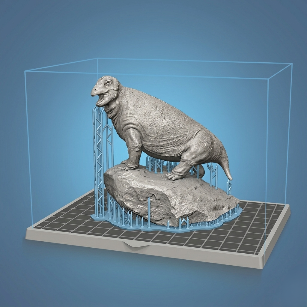 Moschops – Prehistoric Herbivore Builds from 3D Printing