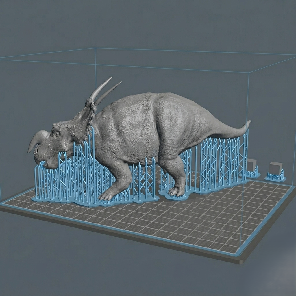 Einiosaurus– Defensive Stance Dinosaur Builds from 3D Printing