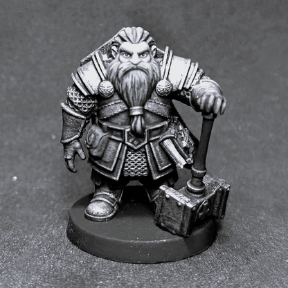 Dwarven Warrior Builds from 3D Printing